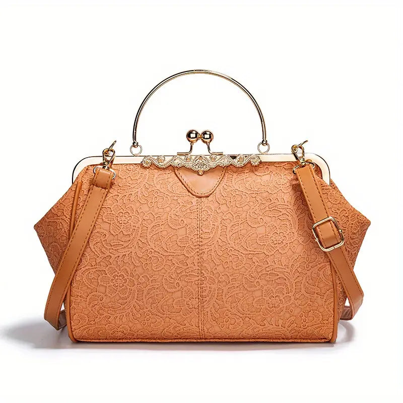 Retro-Style Geometric Crossbody Bag by Liv