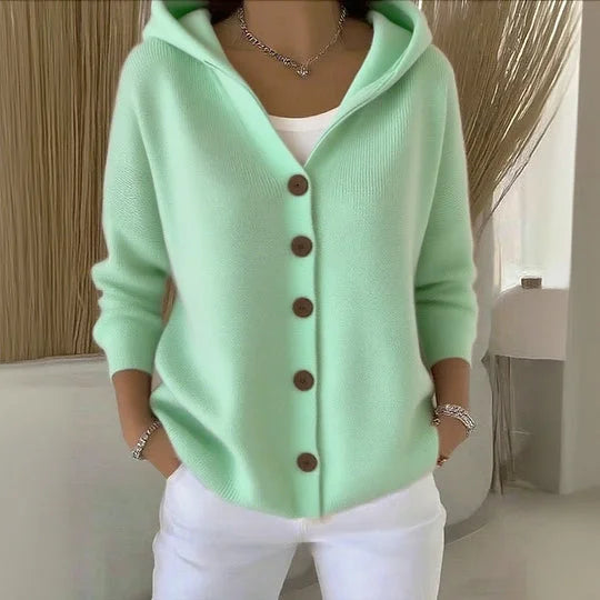 Cléandre | Hooded Gilet with Buttons