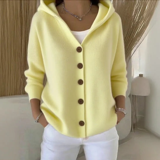 Cléandre | Hooded Gilet with Buttons