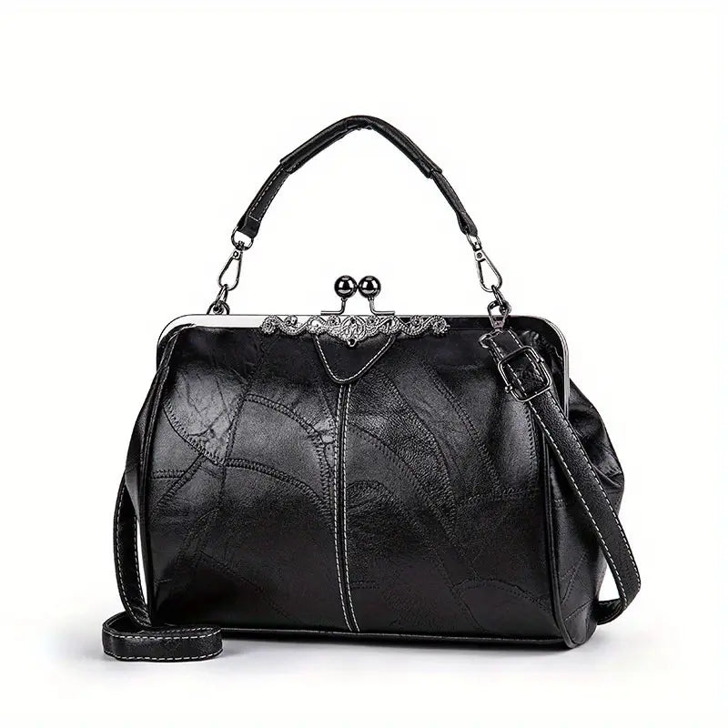 Retro-Style Geometric Crossbody Bag by Liv