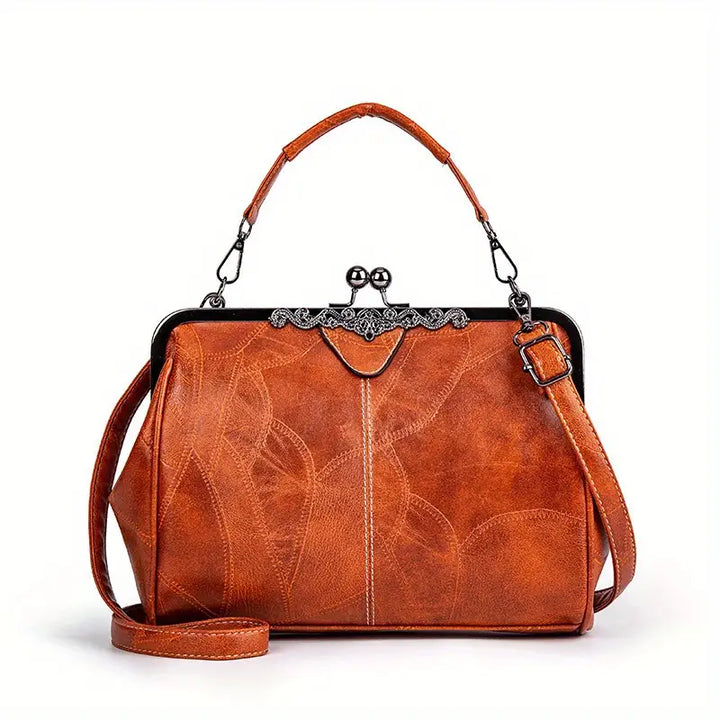 Retro-Style Geometric Crossbody Bag by Liv
