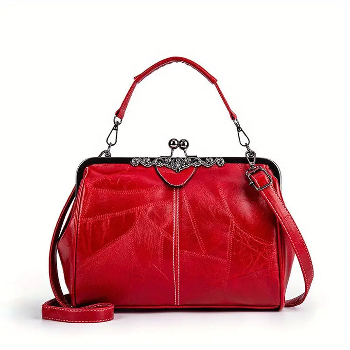 Retro-Style Geometric Crossbody Bag by Liv