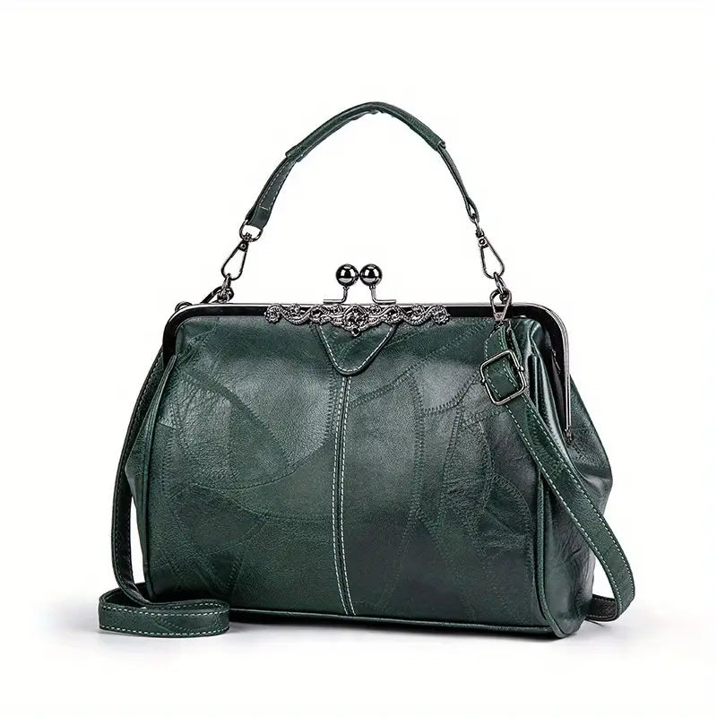 Retro-Style Geometric Crossbody Bag by Liv