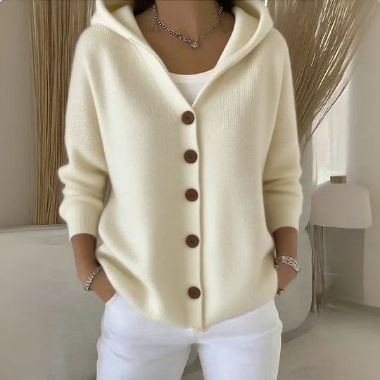 Cléandre | Hooded Gilet with Buttons