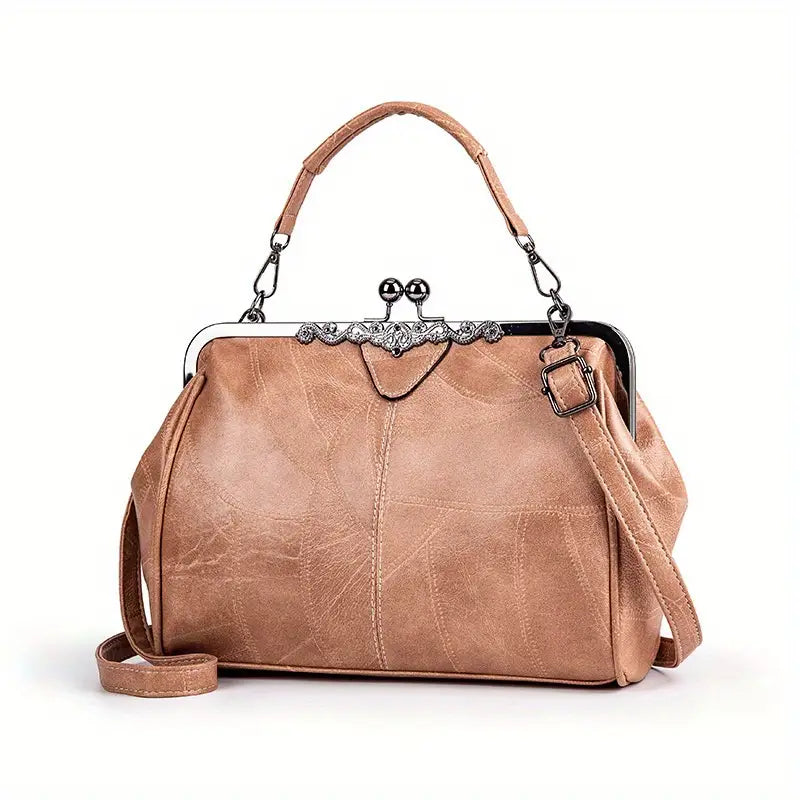 Retro-Style Geometric Crossbody Bag by Liv