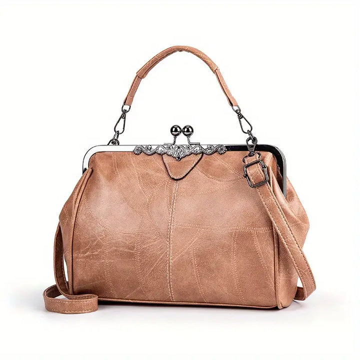 Retro-Style Geometric Crossbody Bag by Liv