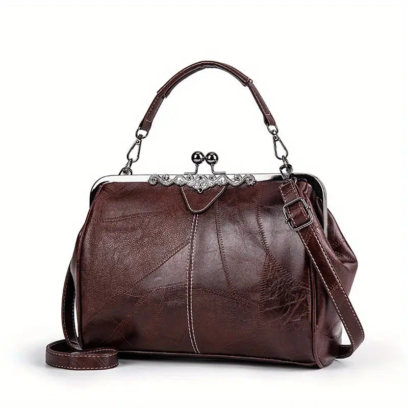 Retro-Style Geometric Crossbody Bag by Liv
