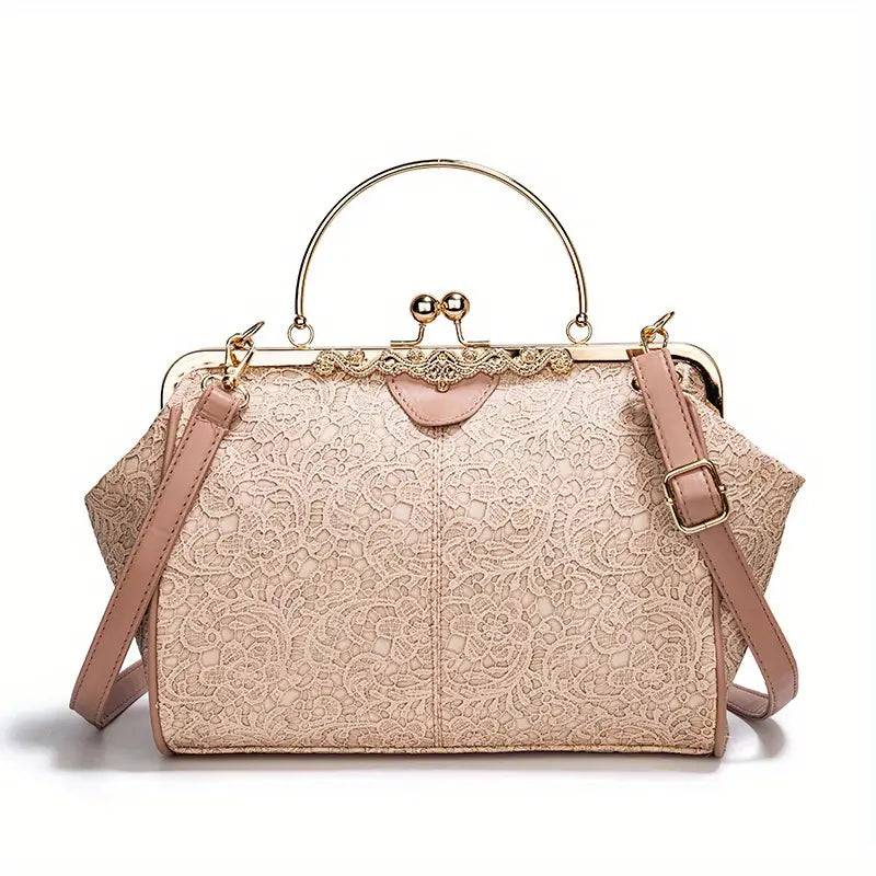 Retro-Style Geometric Crossbody Bag by Liv