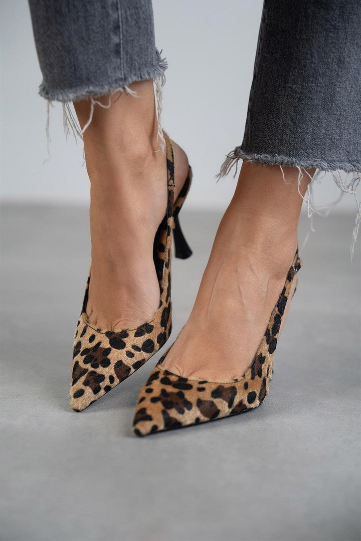 Monique – Leopard Print Pointed Toe Heels