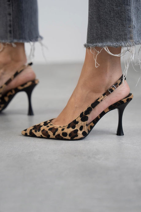 Monique – Leopard Print Pointed Toe Heels