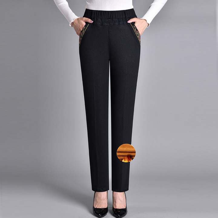 Fitted & Co® | Women's Jeans with Side Pockets and Elastic Waist