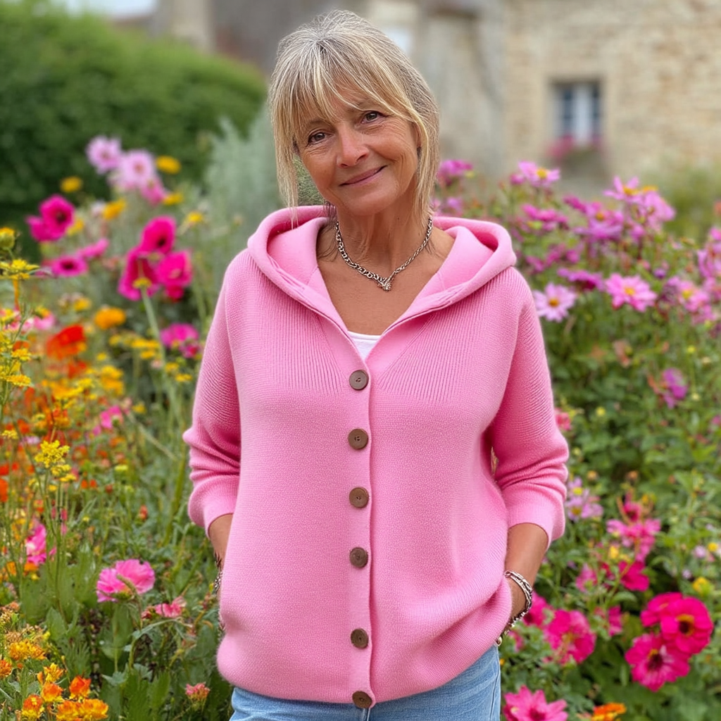 Cléandre | Hooded Gilet with Buttons